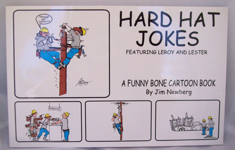 Funny Stickers  Hard Hats on Hard Hat Jokes   A Cartoon Book With Lineman Cartoons