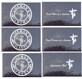 TNT Decals for Moms Wives Ladies of the Power Lineman photo