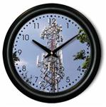Telecommunications Cell Tower Wall Clock - Beau...