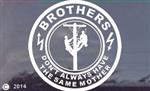 Brothers Don't Always Have the Same Mother Lineman Decal