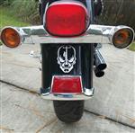Lineman Skull Biker Decal for Motorcycle
