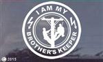 I Am My Brother's Keeper - Lineman Window Decal Sticker