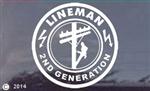 2nd Generation Linewoman Window Decal - Choice of Two!