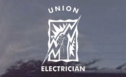 Union Electrician Window or Truck Decal