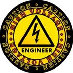 CAUTION! High Voltage ENGINEER Decal! 