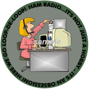 TNT: Funny Decals/Stickers for Ham Radio Operator Gals