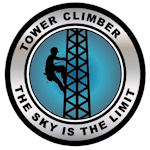Hard Hat Decal: Tower Climber The Sky is the Limit