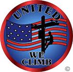 United We Climb Lineman Decal