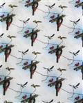 Celebrate the Season  Fabric Material - Electrical Themed Christmas