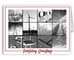 Holiday Greetings Electric Utility Energy Contractor Christmas Cards