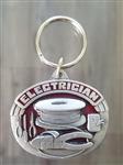Electrician Key Chain - Key Ring Wire Reel