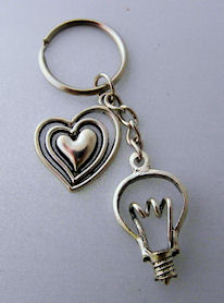 Key Chain with Charms for Office Staff / Female Sparky etc.