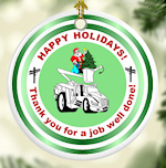 Thank You For A Job Well Done! Ornament - Porce...