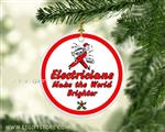 Electricians Make The World Brighter Tree Ornament