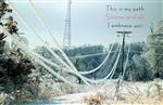 This Is My Path Art Print Poster Icey Power Lines 11x17