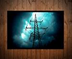 As the Storm Rolls In - Transmission Line Print...