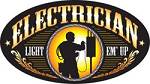 ON SALE! Electrician Tow Hitch Cover - Light Em Up! NICE GIFT IDEA!