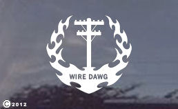 Wire Dawg Diecut window decals for your truck or car!