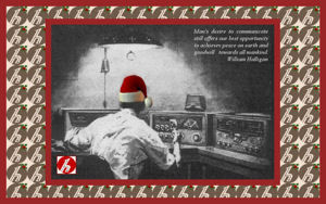 Wandering down memories of Christmas' past...nostalgic cards for our ham radio friends....