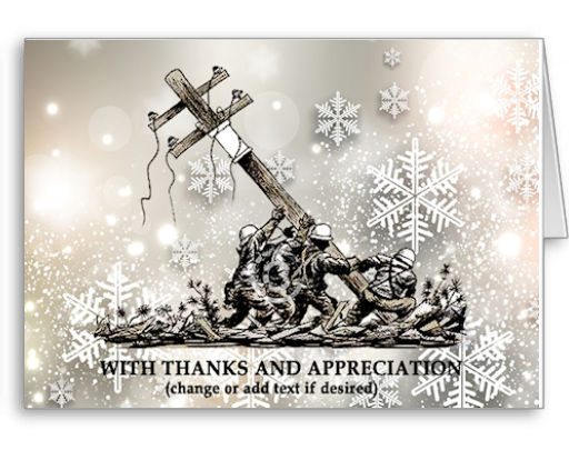 Appreciation cards for electric linemen - Christmas - holiday cards utilities cooperative