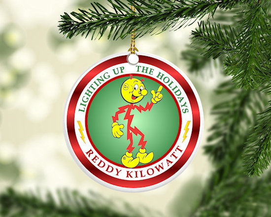 Reddy Kilowatt Christmas Tree Ornament